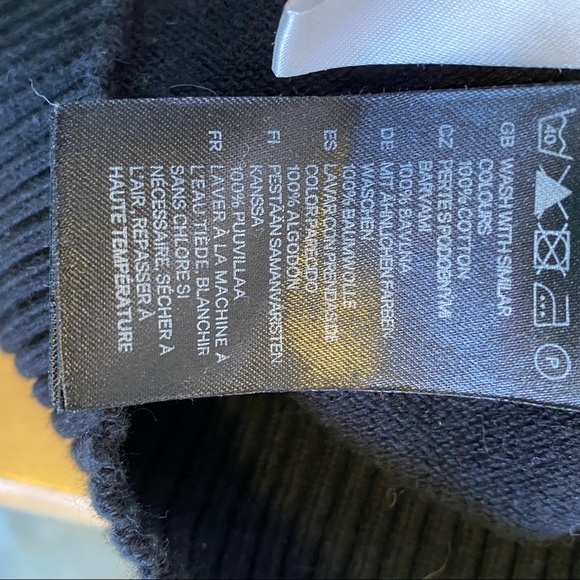 Vintage Lauren Jeffries Mock Neck Light Cotton Sweater Medium - Picture 5 of 6